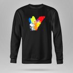 Snoopy Love Rainbow Splash Peanuts 9 Sweatshirt