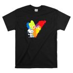 Snoopy Love Rainbow Splash Peanuts T Shirt 6