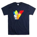 Snoopy Love Rainbow Splash Peanuts T Shirt 7