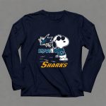 Snoopy Love San Jose Sharks Logo Hockey Enthusiast 6 Long Sleeves.jpg