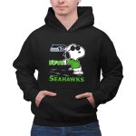 Snoopy Love Seahawks Seattle Football Iconic Peanuts Fandom 2 Hoodie