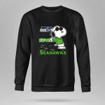 Snoopy Love Seahawks Seattle Football Iconic Peanuts Fandom 9 Sweatshirt