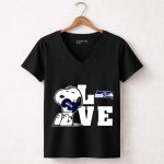Snoopy Love Seattle Seahawks Heart Hugging Football Fan Peanuts Collaboration T Shirt T Shirt 51