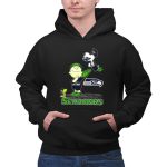 Snoopy Love Seattle Seahawks Peanuts Football Team 2 Hoodie