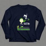 Snoopy Love Seattle Seahawks Peanuts Football Team 6 Long Sleeves