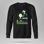 Snoopy Love Seattle Seahawks Peanuts Football Team 9 Sweatshirt