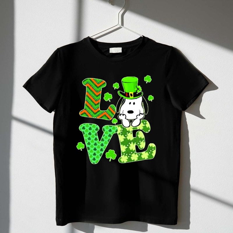 Snoopy Love St Patricks Day 1 T Shirt