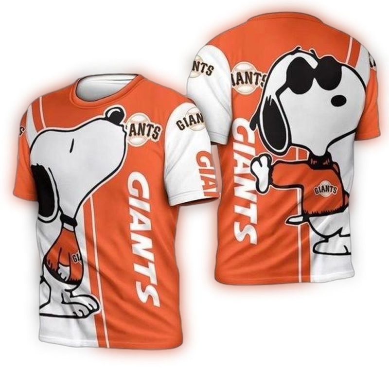 Snoopy Lover San Francisco Giants All Over Print T Shirt 1.Jpg