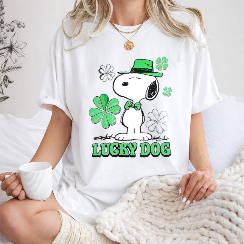 Snoopy Lucky Dog St Patricks Day 1 T Shirt