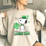 Snoopy Lucky Dog St Patricks Day 3 Sweatshirt