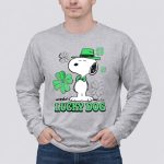 Snoopy Lucky Dog St Patricks Day 91 Long Sleeves