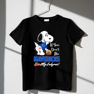 Snoopy Mavericks Kiss My Endzone Basketball Fans 1 T Shirt