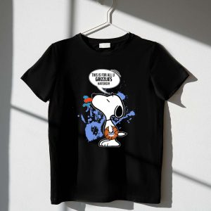 Snoopy Memphis Grizzlies This Is For All U Haters Basketball Fan 1 T Shirt