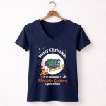 Snoopy Merry Christmas To All And To All A Florida Gators A Good Season 5 Womens V Neck.jpg