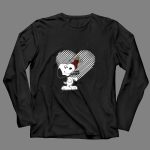 Snoopy Miami Heat Heart Fans 4 Long Sleeves