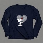 Snoopy Miami Heat Heart Fans 6 Long Sleeves