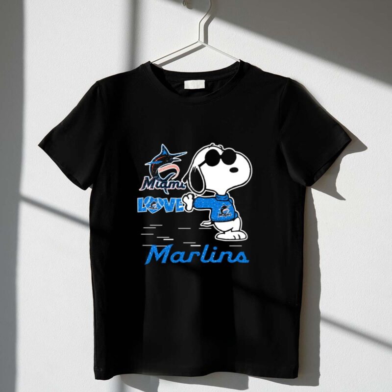 Snoopy Miami Marlins Love 1 T Shirt.jpg