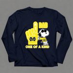 Snoopy Michigan Wolverines 1 Dad One Of A Kind 6 Long Sleeves.jpg