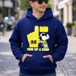 Snoopy Michigan Wolverines 1 Dad One Of A Kind 8 Hoodie.jpg