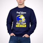 Snoopy Michigan Wolverines smart women love Michigan football 3 Sweatshirt.jpg