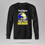 Snoopy Michigan Wolverines smart women love Michigan football 9 Sweatshirt.jpg