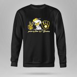 Snoopy Milwaukee Brewers Peace Love Brewers 9 Sweatshirt.jpg