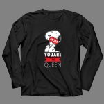 Snoopy Mom You Are The Queen Heart Hugging Beagle 4 Long Sleeves