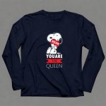 Snoopy Mom You Are The Queen Heart Hugging Beagle 6 Long Sleeves