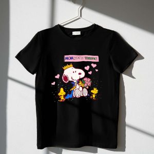 Snoopy Mom Youre Terrific with Hearts and Crown 1 T Shirt