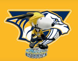 Snoopy Nashville Predators Banner