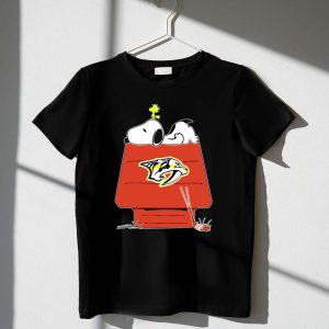 Snoopy Nashville Predators Hockey House 1 T Shirt.jpg