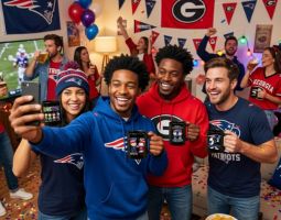 Snoopy New England Patriots Mug Banner