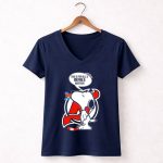 Snoopy New Jersey Devils Fans Hockey This Is For All U Devils Haters 5 Womens V Neck.jpg