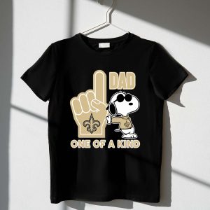 Snoopy New Orleans Saints #1 Dad One Of A Kind Shirt