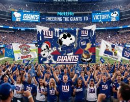 Snoopy New York Giants Merchandise