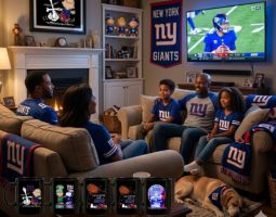 Snoopy New York Giants Mug Banner