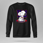 Snoopy New York Giants Nfl Collaboration With Peanuts Football Team 9 Sweatshirt