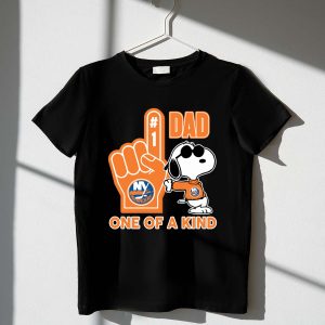 Snoopy New York Islanders 1 Dad One Of A Kind 1 T Shirt.jpg
