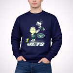 Snoopy New York Jets Football Fan Peanuts Characters 3 Sweatshirt
