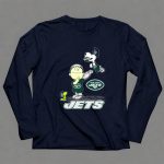 Snoopy New York Jets Football Fan Peanuts Characters 6 Long Sleeves