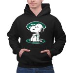 Snoopy New York Jets Football Fan Sitting Pose 2 Hoodie