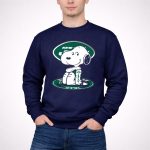 Snoopy New York Jets Football Fan Sitting Pose 3 Sweatshirt