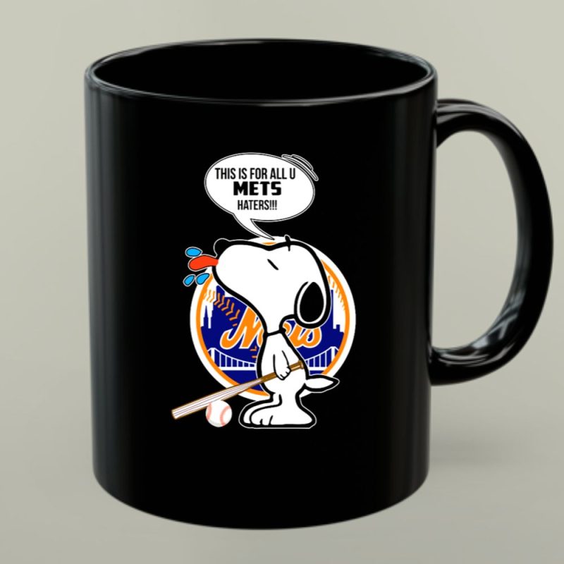 Snoopy New York Mets Fans Baseball Graphic Mets Haters Speech Bubble 1 Mug.jpg