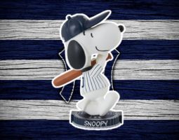 Snoopy New York Yankees Banner
