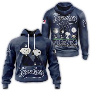 Snoopy New York Yankees Peanuts Forever aop hoodie 1.jpg