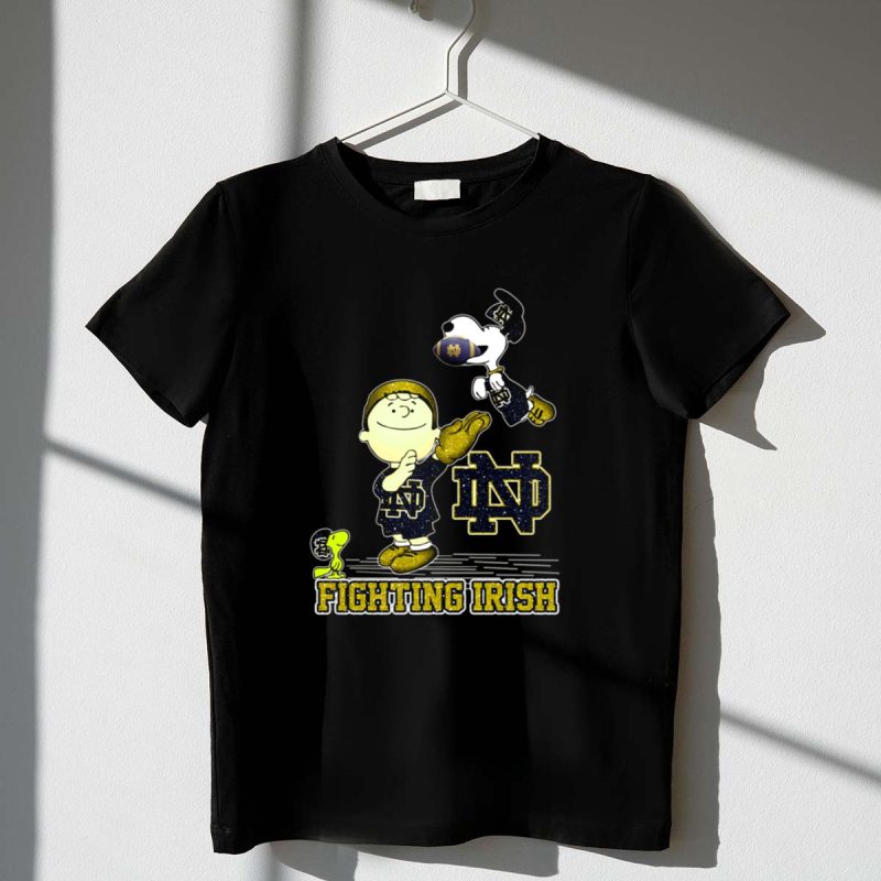 Snoopy Notre Dame Fighting Irish Peanuts Football Team Spirit 1 T Shirt.jpg