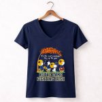 Snoopy Notre Dame Fighting Irish autumn its the wonderful time of the year 5 Womens V Neck.jpg