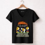 Snoopy Notre Dame Fighting Irish autumn its the wonderful time of the year 7 Womens V Neck.jpg