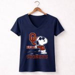 Snoopy OU Love Oklahoma Sooners 5 Womens V Neck.jpg