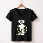 Snoopy Oakland Athletics Fans This Is For All U Athletics Haters 7 Womens V Neck.jpg